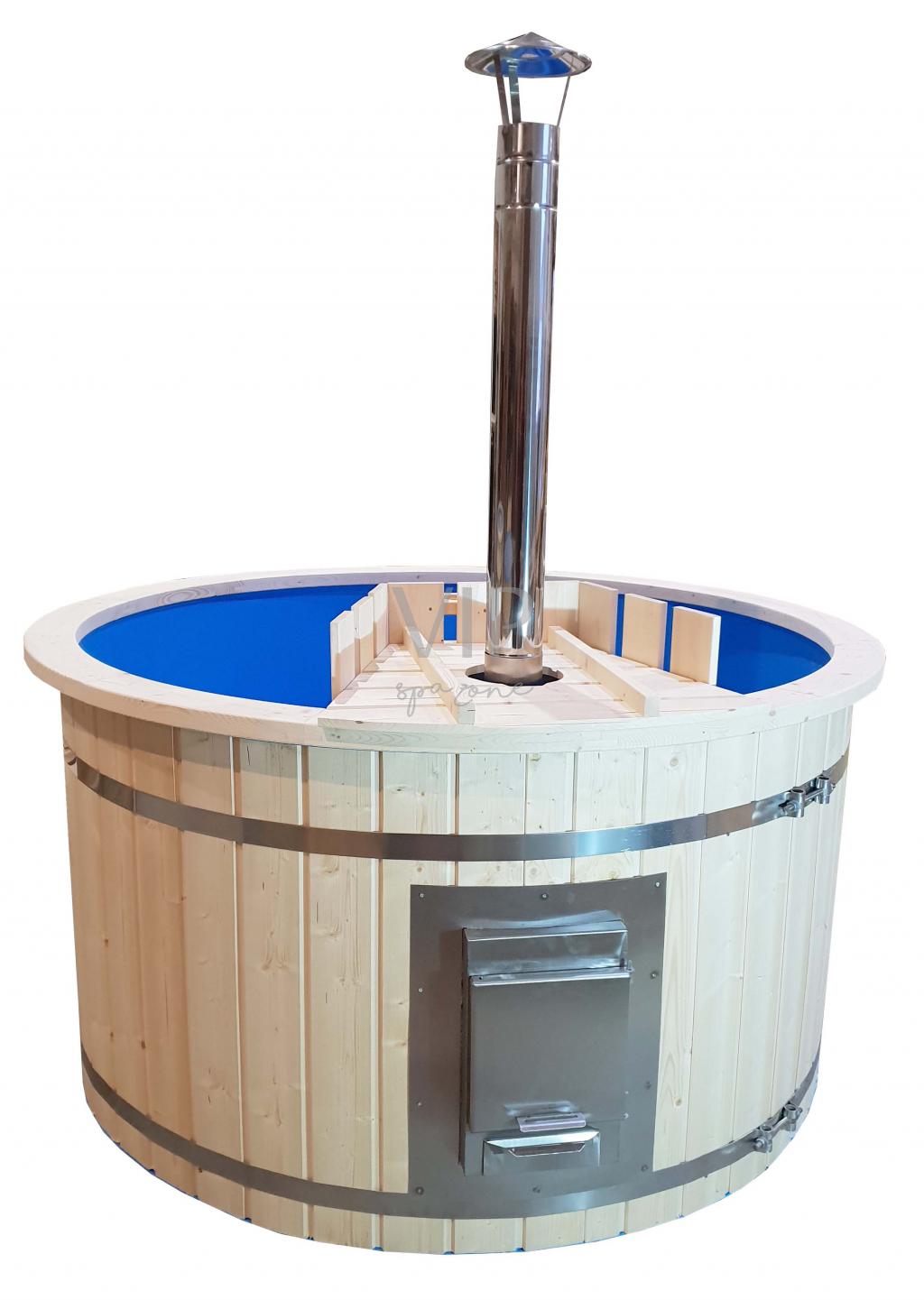 180 cm Blue Plastic Hot Tub From Spruce VIP Spa Zone